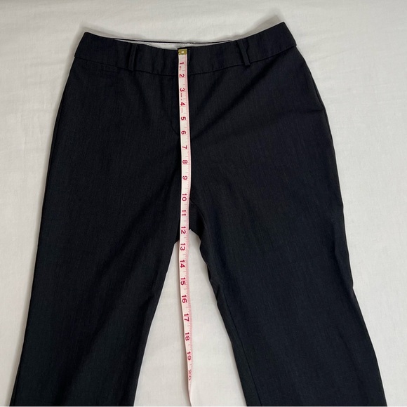 Liz Claiborne Carrer Pants Black Emma Ankle Length Mid Rise Size 8ps - Picture 7 of 9